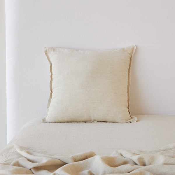 Pure Linen Cushion - Natural