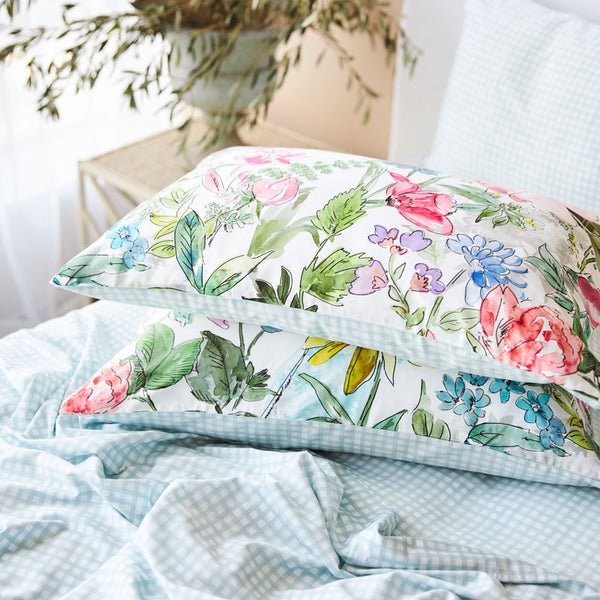 Bamboo Cotton Printed Pillowcase Pair