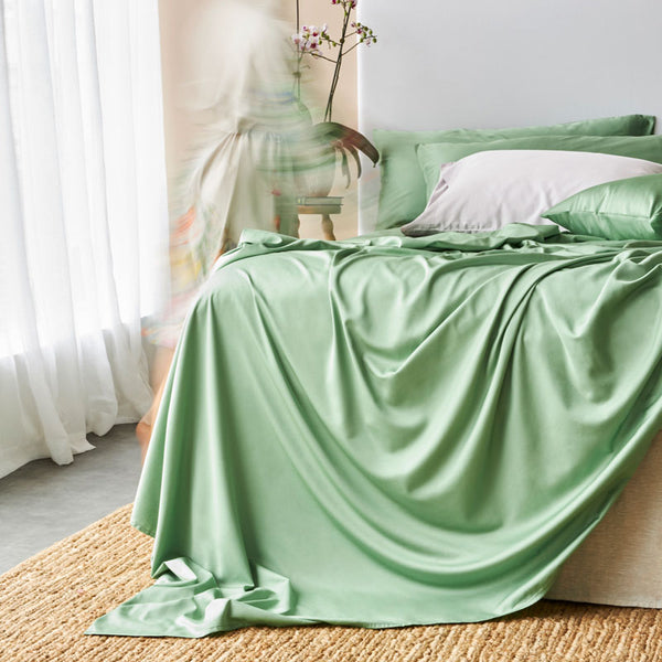 Bamboo Cotton Sheet set - Apple