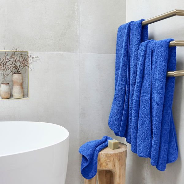 Super Pile Cotton Towel - Royal blue