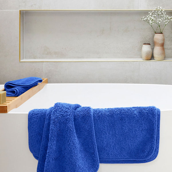 Super Pile Cotton Towel - Royal blue