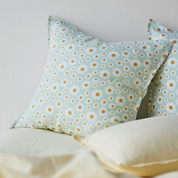 Pure Linen Printed European Pillowcase