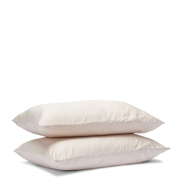 Bamboo Cotton Pillowcase Pair - Natural (6575337832527)