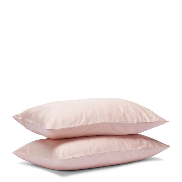 Bamboo Cotton Pillowcase Pair - Blush (6575337734223)