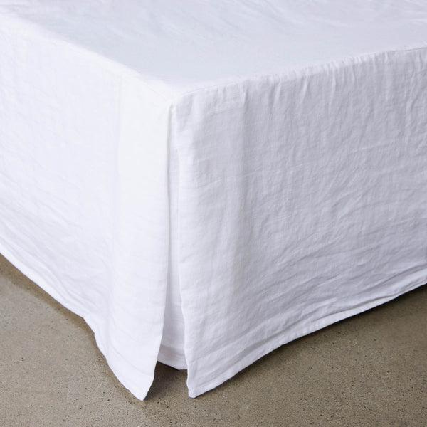 100% Linen Valance - White (6604485263439)