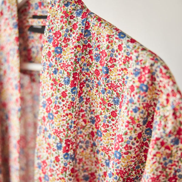 EMMA Cotton Printed Bathrobe - Made With Liberty Fabric