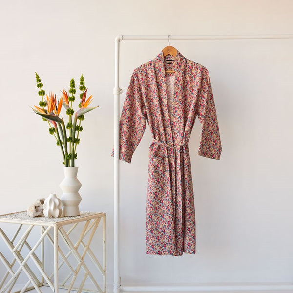 EMMA Cotton Printed Bathrobe - Made With Liberty Fabric