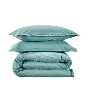 450Tc Cotton Percale Duvet Cover Set - Surf (4489940303951)