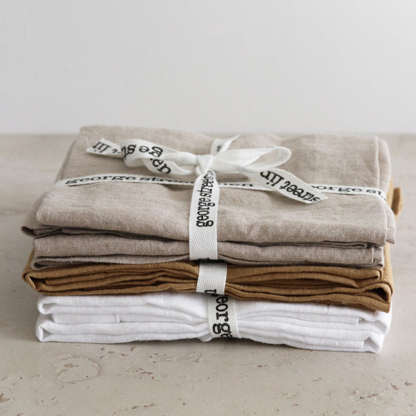 100% Linen Napkins 4Pcs Pack (3671244341327)