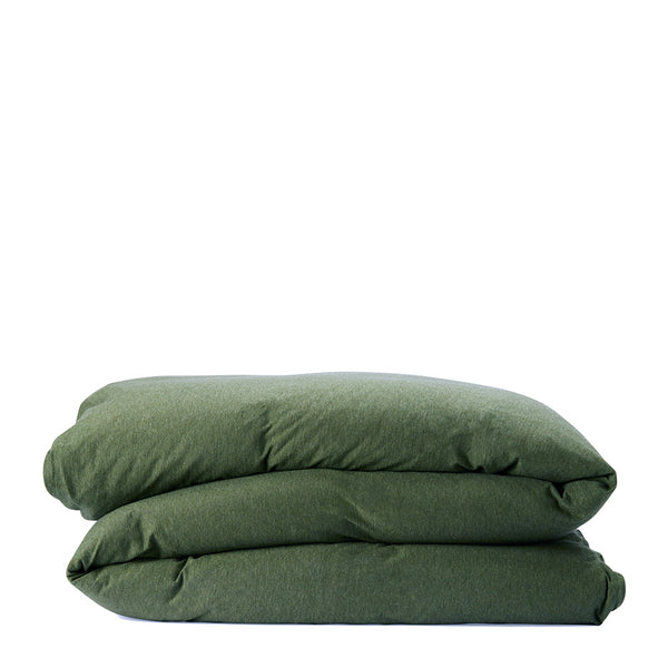 Cotton Jersey Duvet Cover - Avocado