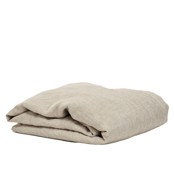 100% Linen Fitted Sheet - Natural (3671241654351)