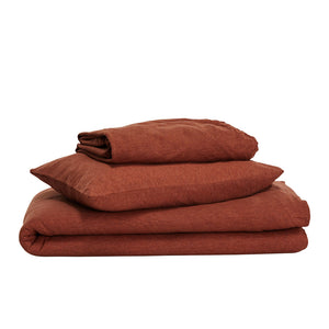 Kids Cotton Jersey Duvet Cover Pack - Rust (4870948257871)