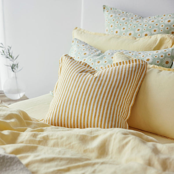 Pure Linen Printed European Pillowcase