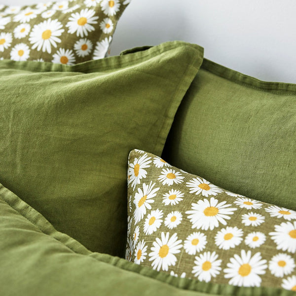 Pure Linen Printed Pillowcase