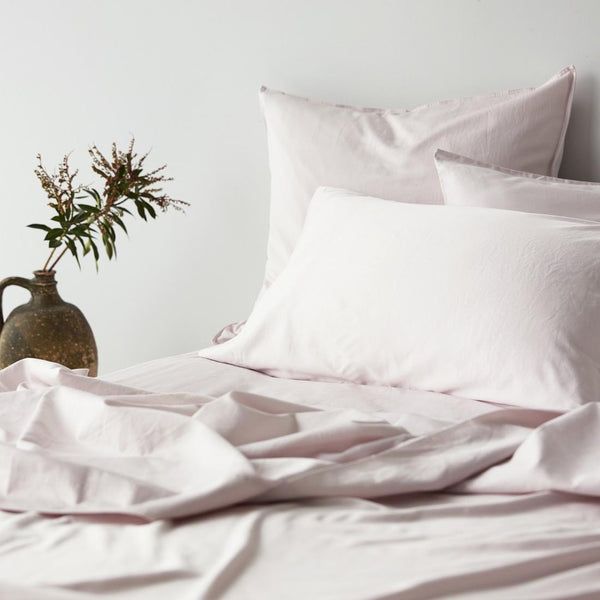 Soft Washed Cotton Sheet Set - Peony