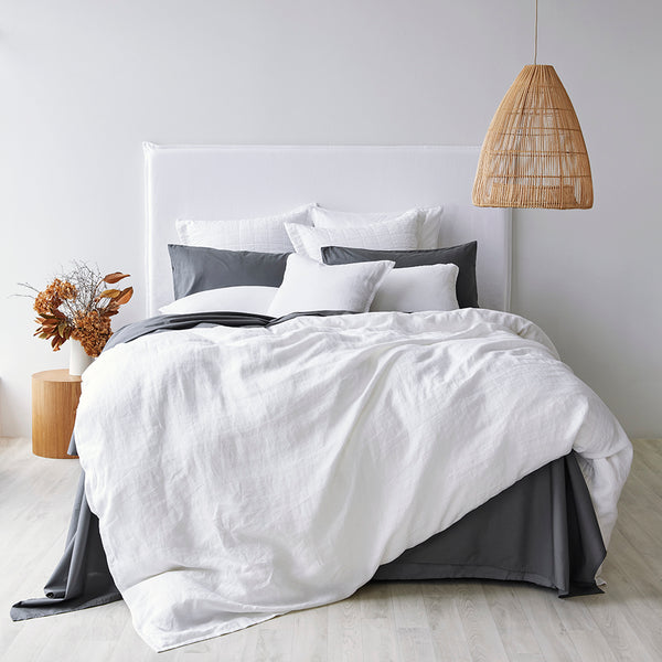 Fresh Cotton Percale Sheet Set - Steel