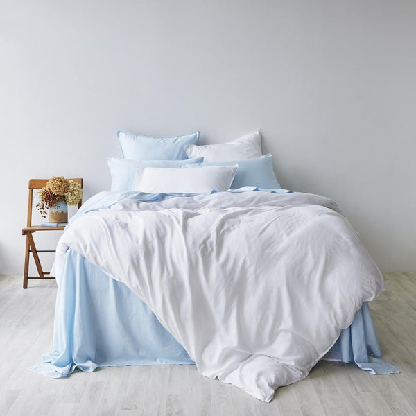 Soft Washed Cotton Pillowcase Pair