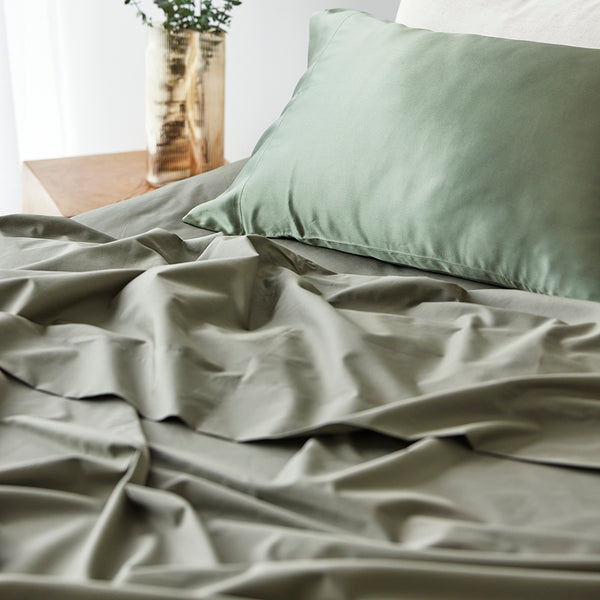 Fresh Cotton Percale Sheet Set - Cedar