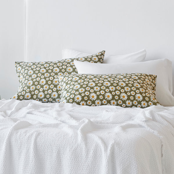 Pure Linen Printed Pillowcase