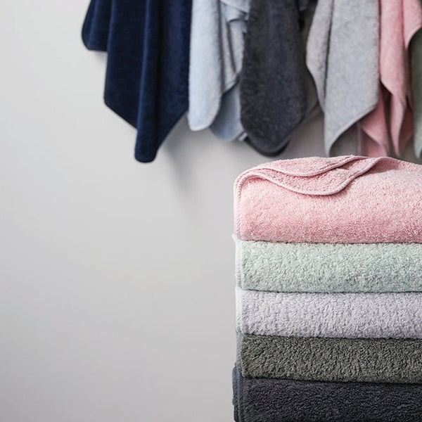 Super Pile Cotton Towel - Indigo CLEARANCE