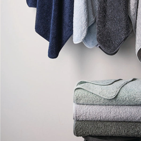 Super Pile Cotton Towel - Indigo CLEARANCE