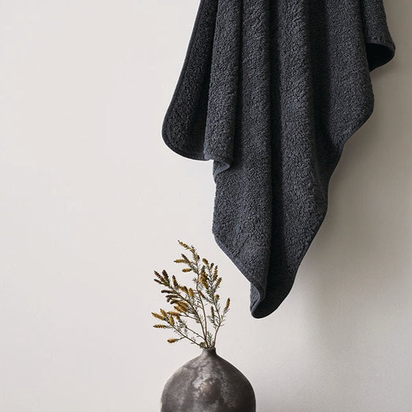 Super Pile Cotton Towel - Coal