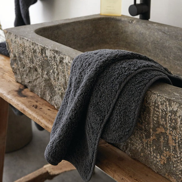 Super Pile Cotton Towel - Coal