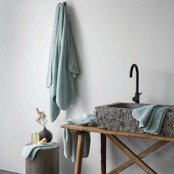 Super Pile Cotton Towel - Seafoam