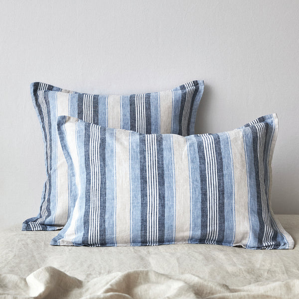 Pure Linen Cushion Cover - Cambridge Stripe CLEARANCE