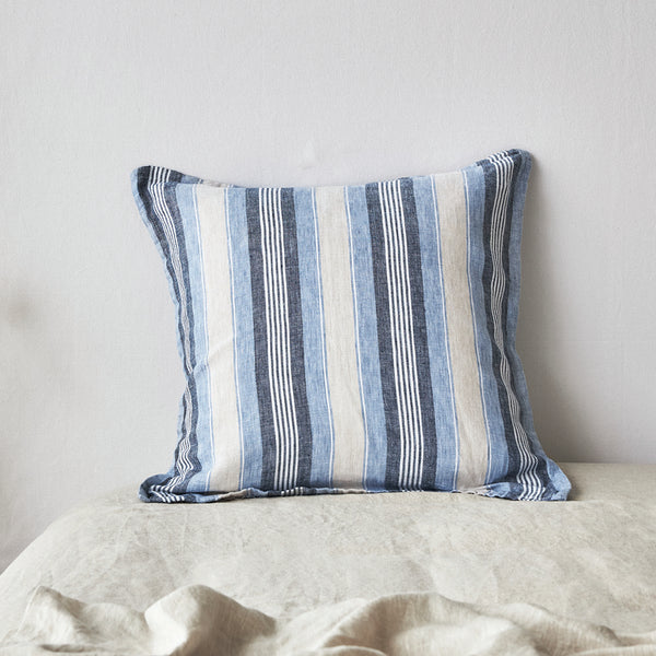 Pure Linen Cushion Cover - Cambridge Stripe CLEARANCE