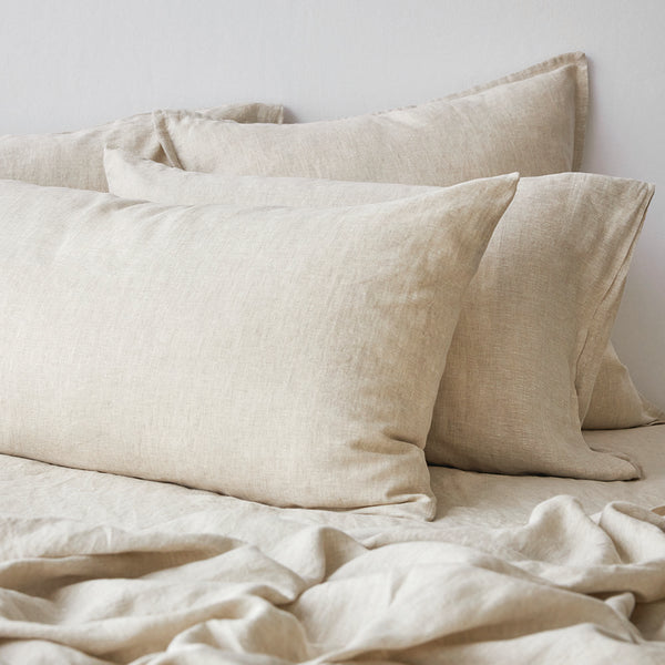 Pure Linen Standard Pillowcase - Natural