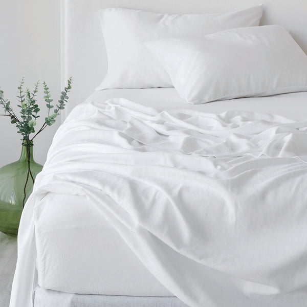 Bamboo Linen Standard Pillowcase Pair