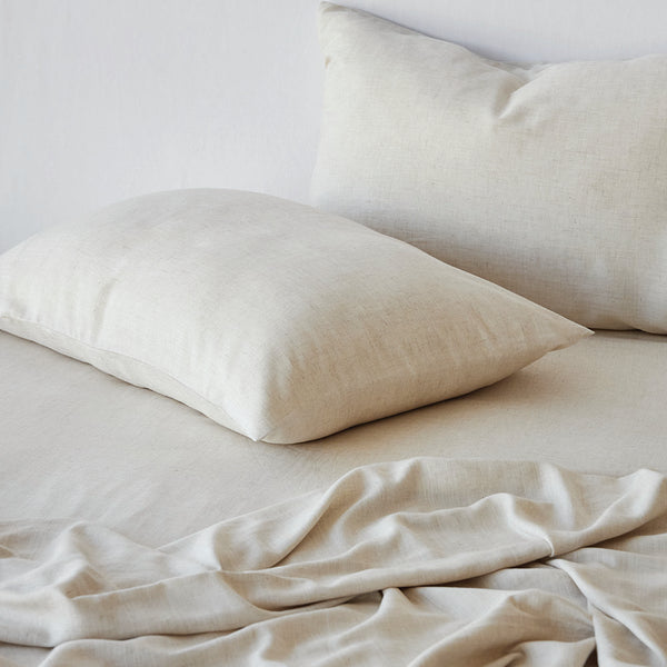 Bamboo Linen Standard Pillowcase Pair