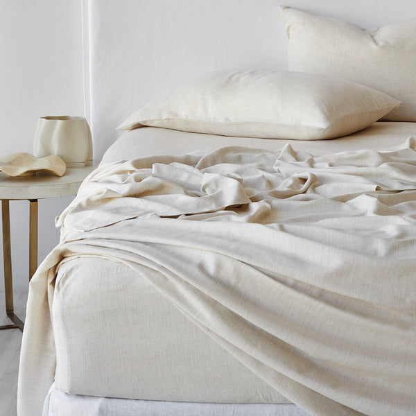 Bamboo Linen Standard Pillowcase Pair