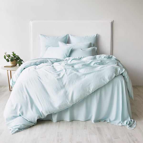 Bamboo Linen Duvet Cover Set - Haze CLEARANCE