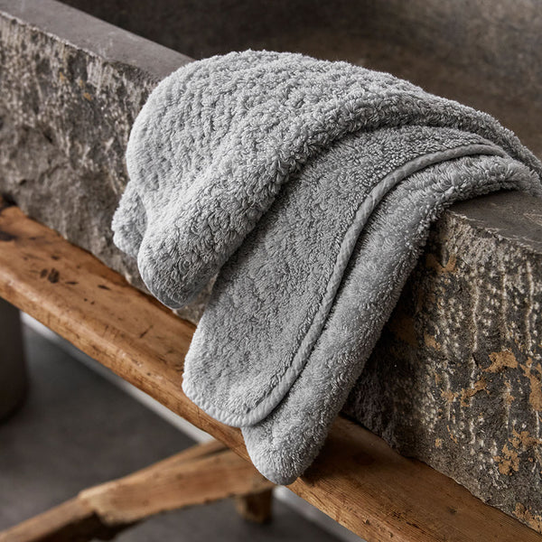 Super Pile Cotton Towel - Frost CLEARANCE